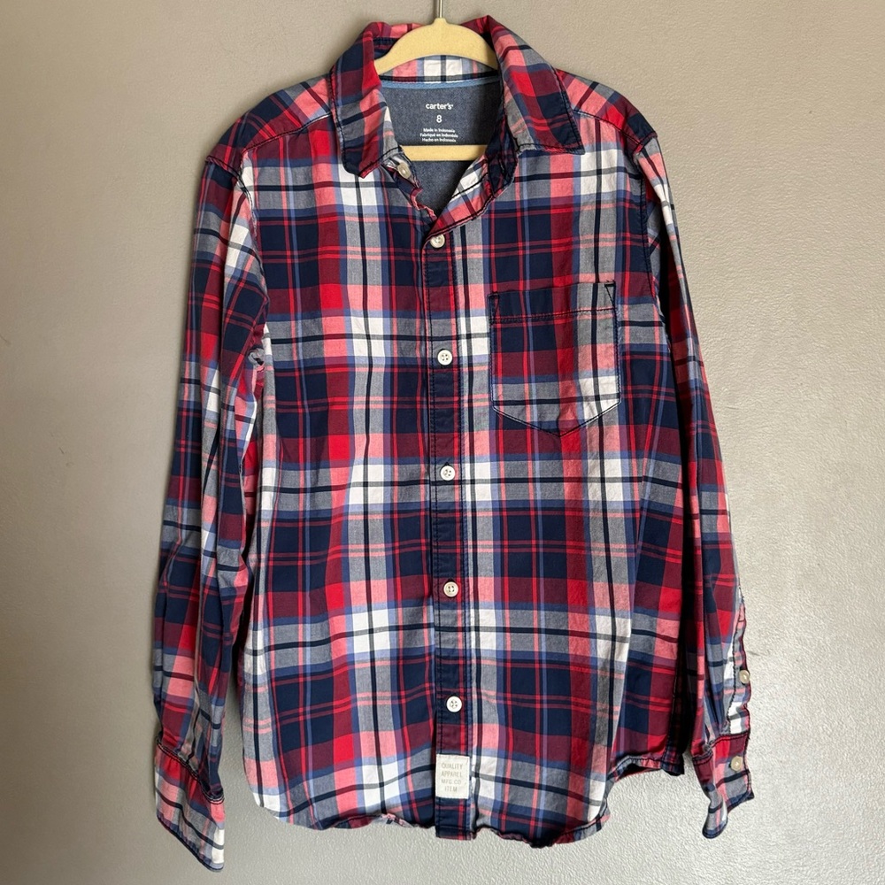 Carter’s Plaid Button Down Shirt